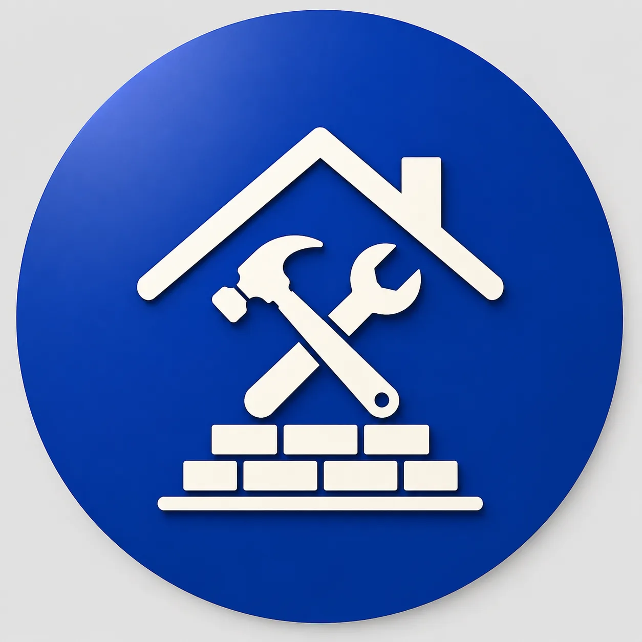 Emblema Casa e construção