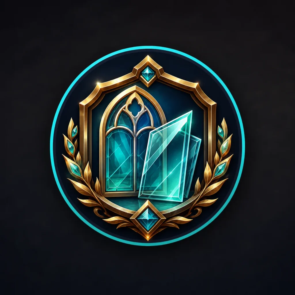 Emblema colecionável de Vidraçarias
