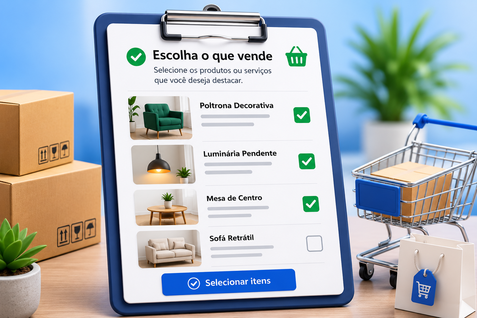 Escolha o que vende