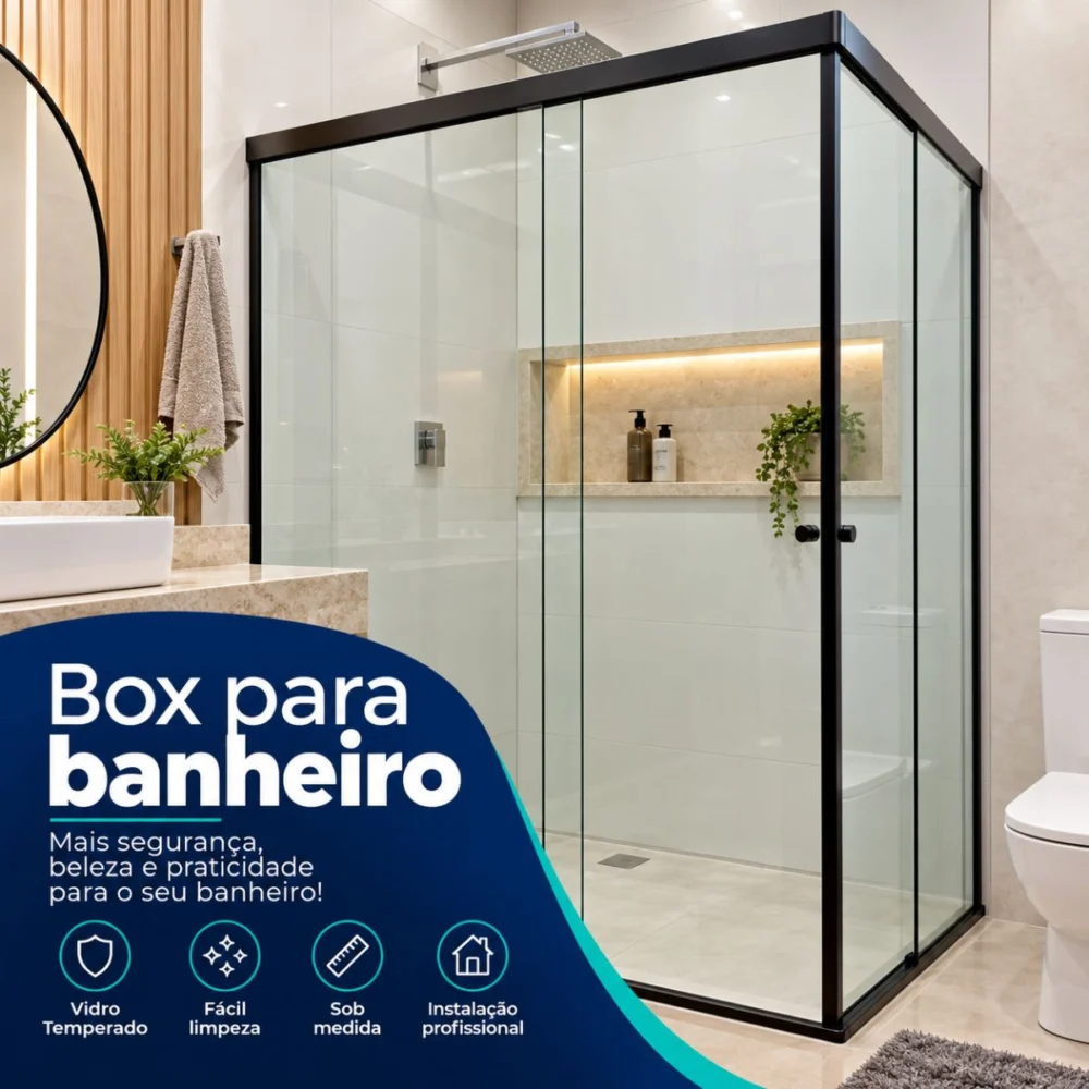 Box para Banheiro Sob Medida | Segurança, Elegância e Durabilidade