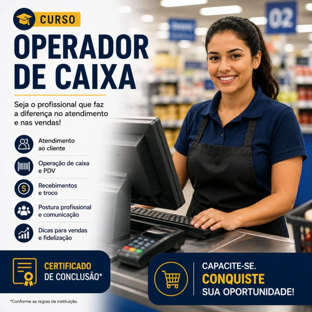 Curso de Operador de Caixa