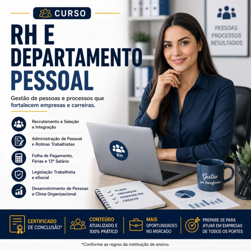 Curso de RH e Departamento Pessoal