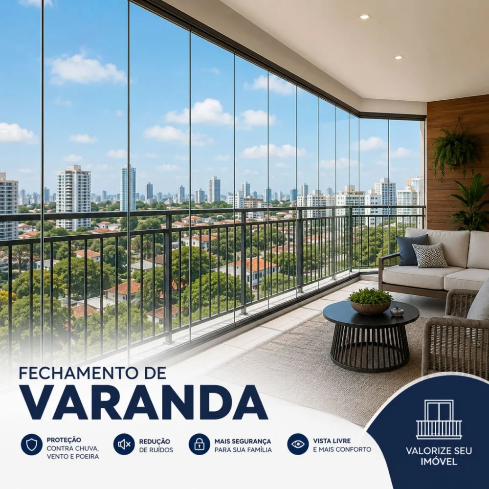 Fechamento de Varanda Sob Medida